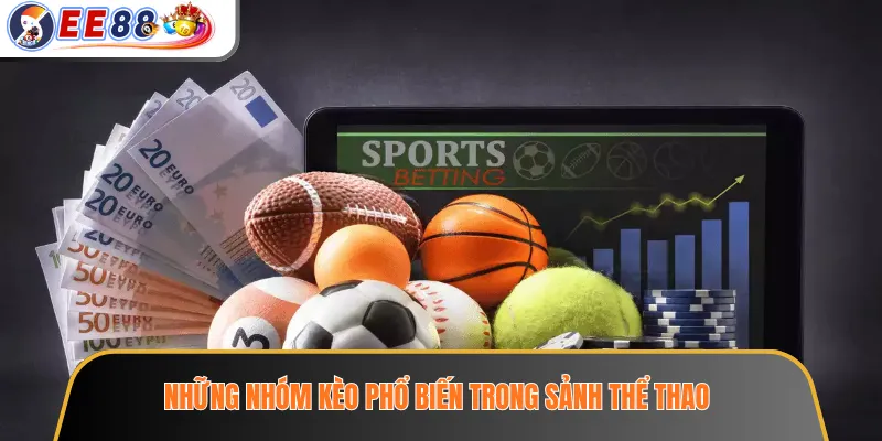 Sảnh Thể Thao EE88 - Khu Vực Theo Dõi Kèo Và Lịch Đấu 3 Những nhóm kèo phổ biến trong sảnh thể thao