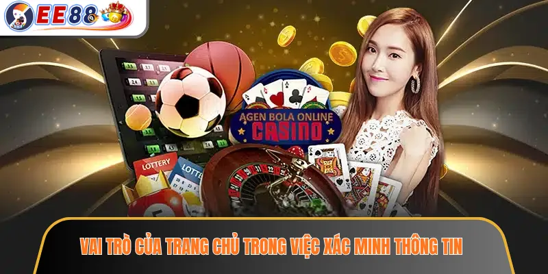 Vai trò của trang chủ trong việc xác minh thông tin